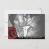 Huwelijksontvangstkaart Mad Hatter Kaart (Achterkant)