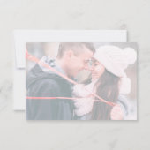 Huwelijksplannen gewijzigd: verplaatst in landscha save the date (Achterkant)