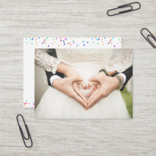 Huwelijksplanner / Fotograaf Visitekaartje
