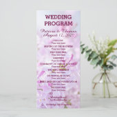 Huwelijksprogramma aanpasbaar programma (Staand voorkant)