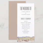 Huwelijksprogramma Arizona Woestijn Programma (Voorkant / Achterkant)