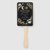 Huwelijksprogramma Hand Fan Tarot Sun Moon Spirits Handwaaier (Voorkant)