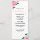 Huwelijksprogramma-sjablonen voor ceremonie programma (Voorkant)