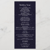 Huwelijksprogramma | STERRENNACHT Programma (Achterkant)