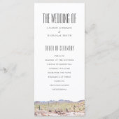 Huwelijksprogramma voor in de Arizona-woestijn Programma (Voorkant)