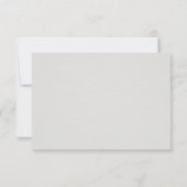 Huwelijksreactiekaart in krantstijl RSVP kaartje (Achterkant)