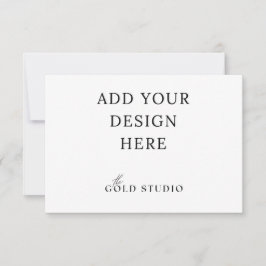 Huwelijksreactiekaart RSVP-sjabloon (3,5 x 5 inch) RSVP Kaartje