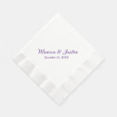 Huwelijksreceptie Cocktail Servet (Hoek)