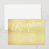 Huwelijksreceptie Info Kaart (Voorkant / Achterkant)