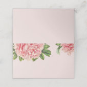 HUWELIJKSRECEPTIE  roze bloemige pioenbloem (Buitenkant ongevouwen)