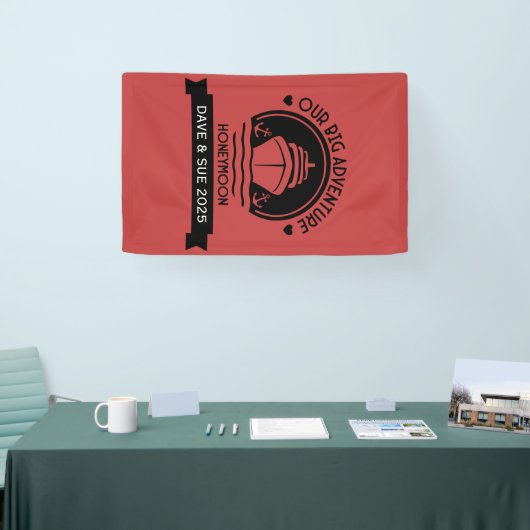 Huwelijksreis Cruise Spandoek (Beurs)