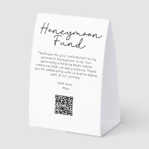 Huwelijksreis Fonds Hond Uitnodiging QR Code