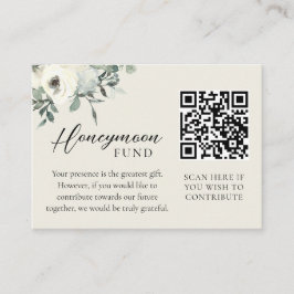 Huwelijksreis Fonds QR Code Registerkaart Bijlage