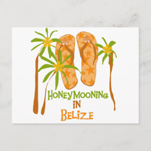 Huwelijksreis in Belize Briefkaart