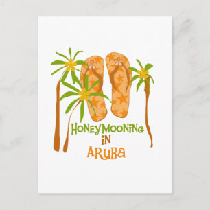 Huwelijksreis op Aruba Briefkaart