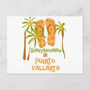 Huwelijksreis Puerto Vallarta Tshirts en geschenke Briefkaart