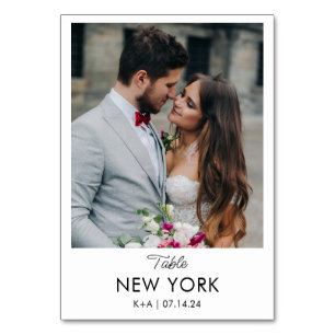 Huwelijksreisbestemming Foto & Naam  Kaart