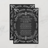 Huwelijksrichting Kaarten schoolbord (Voorkant / Achterkant)