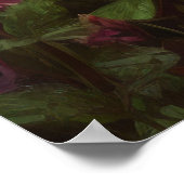 Huwelijksskeletten Abstracte kunst Halloween Poster (Hoek)