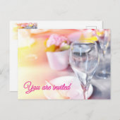 Huwelijkstafel Briefkaart (Voorkant / Achterkant)