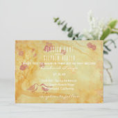 Huwelijksuitnodiging Aziatische Invloed Tortelduif Kaart (Staand voorkant)