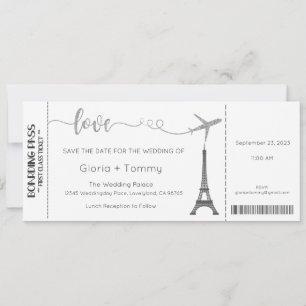 Huwelijksuitnodiging, Bruiloft Briefpapier, Liefde Kaart