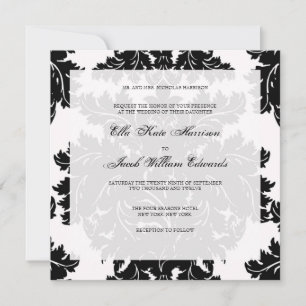 huwelijksuitnodiging :: DAMASK Kaart