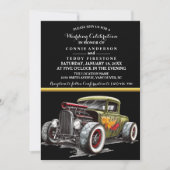 Huwelijksuitnodiging en Hot Rod Kaart (Voorkant)