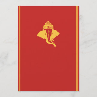 Huwelijksuitnodiging Heer Ganesh Kaart