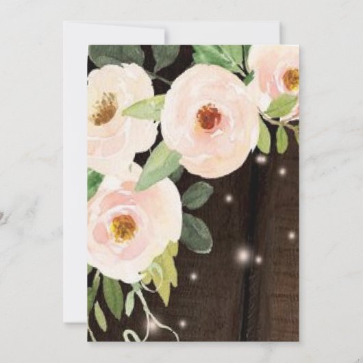 huwelijksuitnodiging kaart (Achterkant)