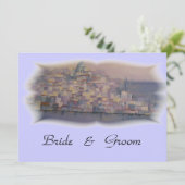 huwelijksuitnodiging kaart (Staand voorkant)