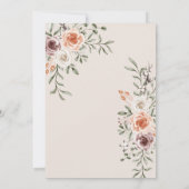 huwelijksuitnodiging kaart (Achterkant)