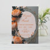 huwelijksuitnodiging kaart (Staand voorkant)