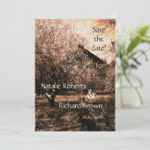 Huwelijksuitnodiging landelijke stijl sjabloon kaart (Staand voorkant)