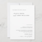 Huwelijksuitnodiging met Afbeelding, fotouitnodigi Kaart (Voorkant)