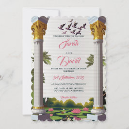 Huwelijksuitnodiging_regal retraite kaart