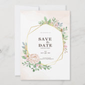 huwelijksuitnodiging sjablonen kaart (Achterkant)