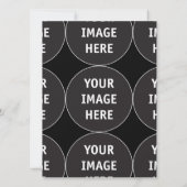 Huwelijksuitnodiging Sjabloon Kaart (Achterkant)