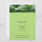 huwelijksuitnodiging van de ouders van bride en gr kaart (Achterkant)