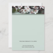 huwelijksuitnodiging van het paar kaart (Achterkant)