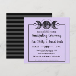 Huwelijksuitnodiging Wicca Pagan Celtic Kaart