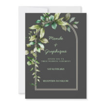 Huwelijksuitnodigingen Art