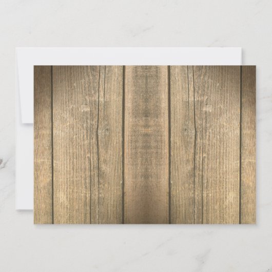 huwelijksuitnodigingen in het rustige land kaart (Achterkant)