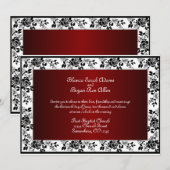 Huwelijksuitnodigingen Kaart (Voorkant / Achterkant)