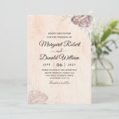 huwelijksuitnodigingen kaart (Staand voorkant)