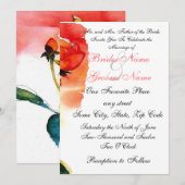 Huwelijksuitnodigingen Kaart (Voorkant / Achterkant)