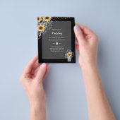 Huwelijksuitnodigingen voor een klein budget - Lan Flyer (Hand)