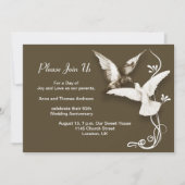 huwelijksverjaardagsuitnodigingen kaart (Voorkant)