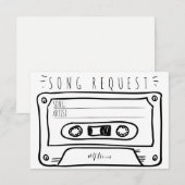 Huwelijksverzoek RSVP invoegen kaart Cassettes (Voorkant / Achterkant)