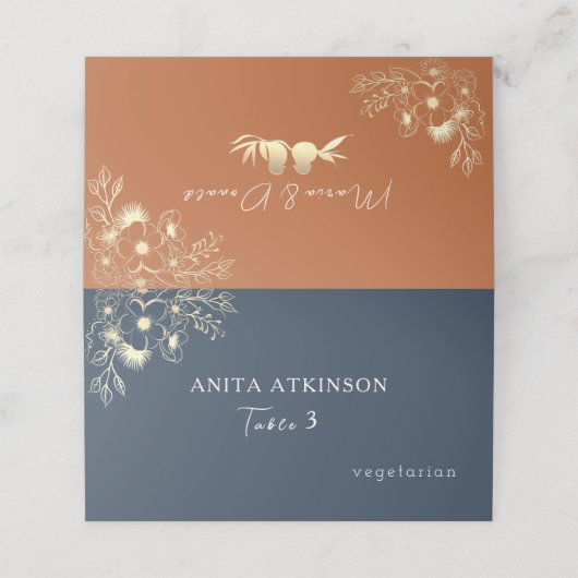 Huwelijksvoedselkeuze (Buitenkant ongevouwen)